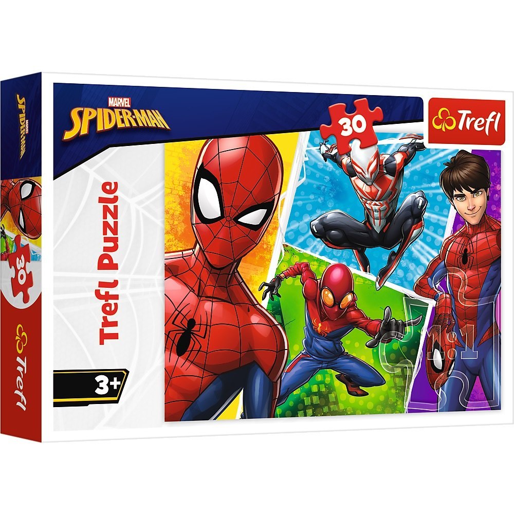 PUZZLE 30 ELEMENTI SPIDER-MAN TREFL 18242 TREF